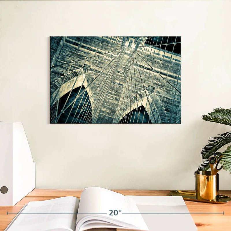 Lilie Brooklyn Bridge At An Angle, 8" H x 12" W
