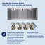 Hotte murale convertible 30 pouces 900 CFM