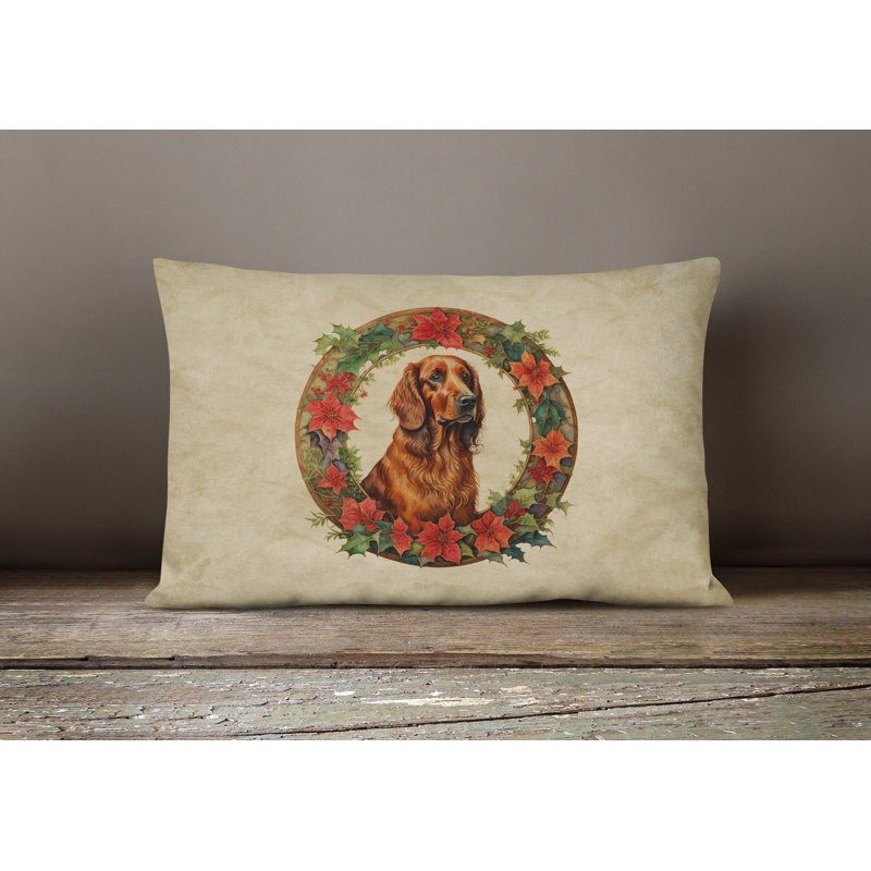 Coussin Christmas, 12 po x 16 po, Rectangulaire