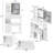 Compact Vanity Table Set Mdf Chic Design Small Spaces