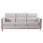 Canapé confortable 3 places en bois massif de 202 cm avec coussins moelleux pour salon