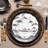 Pewter Stoneware Dinner Plate