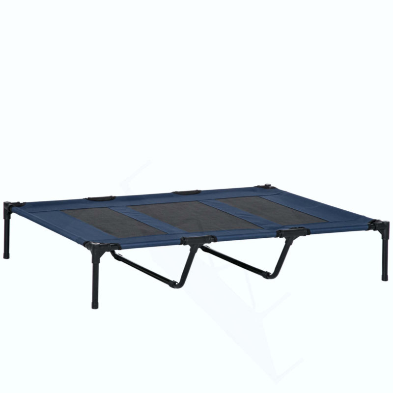 Lit surélevé Bundy, Bleu, Extra Large (9" H x 48" W x 36" D)