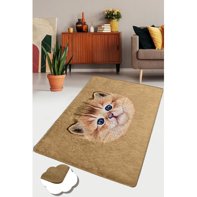 Antibacterial Non-Slip Area Rug, 100% Polyester, 47.2 x 70.9 inches | 0.16 in Pile Height, Machine Washable, Durable Felt Base | Perfect for Living Room, Bedroom, & Dining Room | Soft, Stylish, and Easy to Maintain