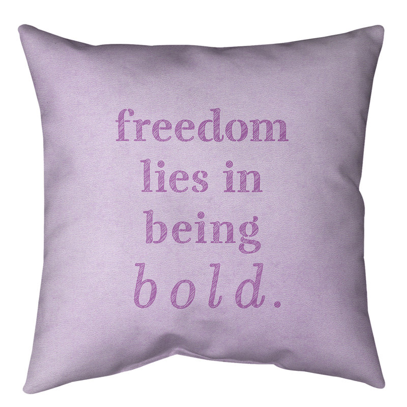 Coussin de sol, 28 po x 28 po, Violet