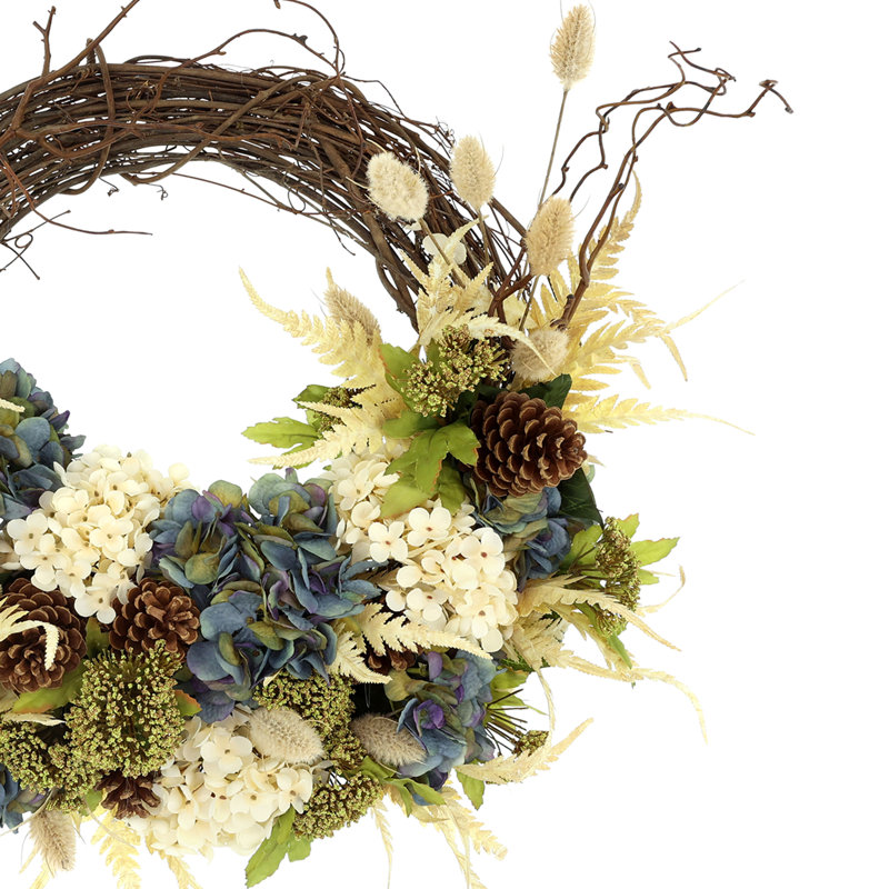 Fall Wreath and Floral Arrangement Bundle