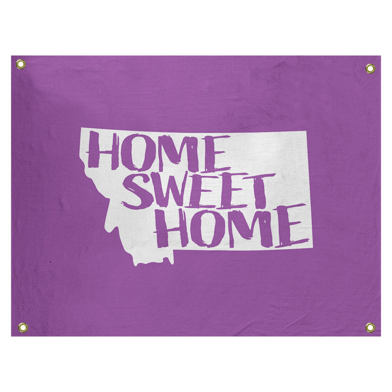 Tapisserie murale montana doux pour la maison, H 50 po x l 59 po, Violet