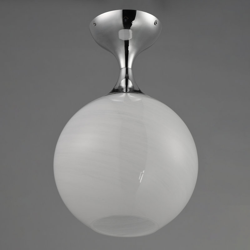 Neve-Semi-Flush Mount, Polished Chrome