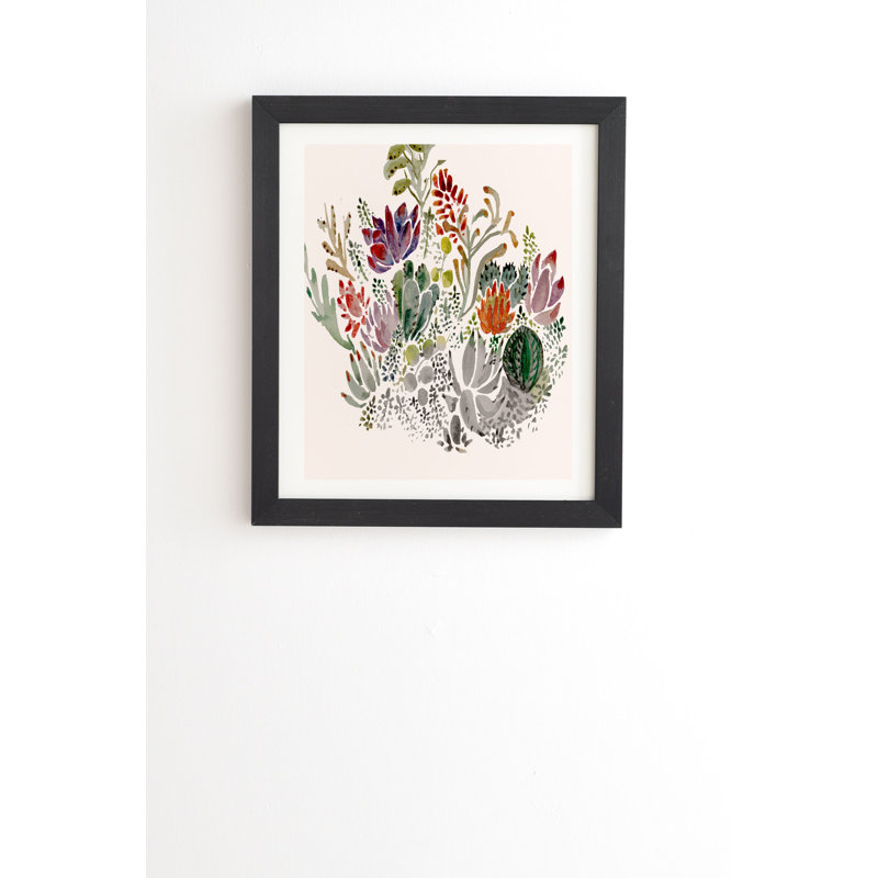 « illustrations plantes grasses design », reproduction, Papier, H 14 po x l 11 po x P 2 po, Blanc