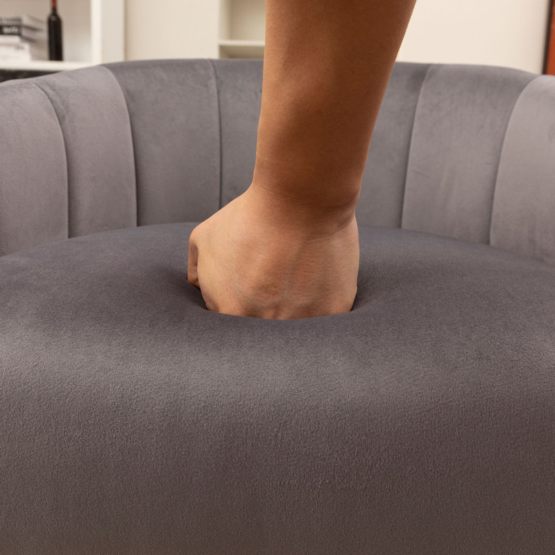 Upholstered 27'' Counter Stool with Metal Frame (Set Of 4)