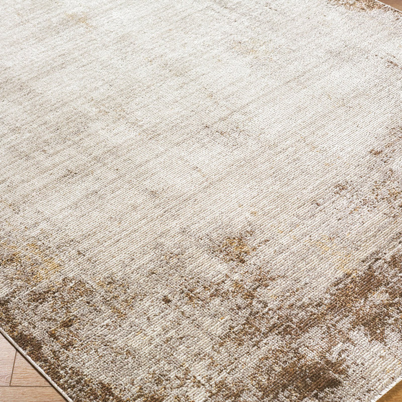 Brown Modern Rug, Abstract Stain Resistant Easy to Clean Rug For Living Room, Dining Room, Bedroom, Rectangle 120 x 170 cm