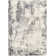 Myndi Machine Woven Abstract Cream/Gray Area Rug