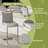 Mikale Upholstered Counter Stool with Metal Frame-334064578-334064576