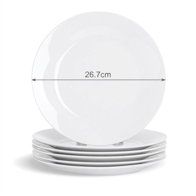Maxlynn Piece Porcelain China Dinnerware Set - Service for 6