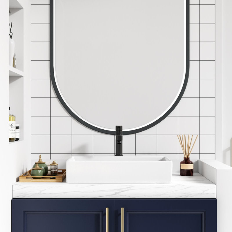 Belfry Bathroom 61mm L x 45mm W Polished Chrome Ceramic Sink