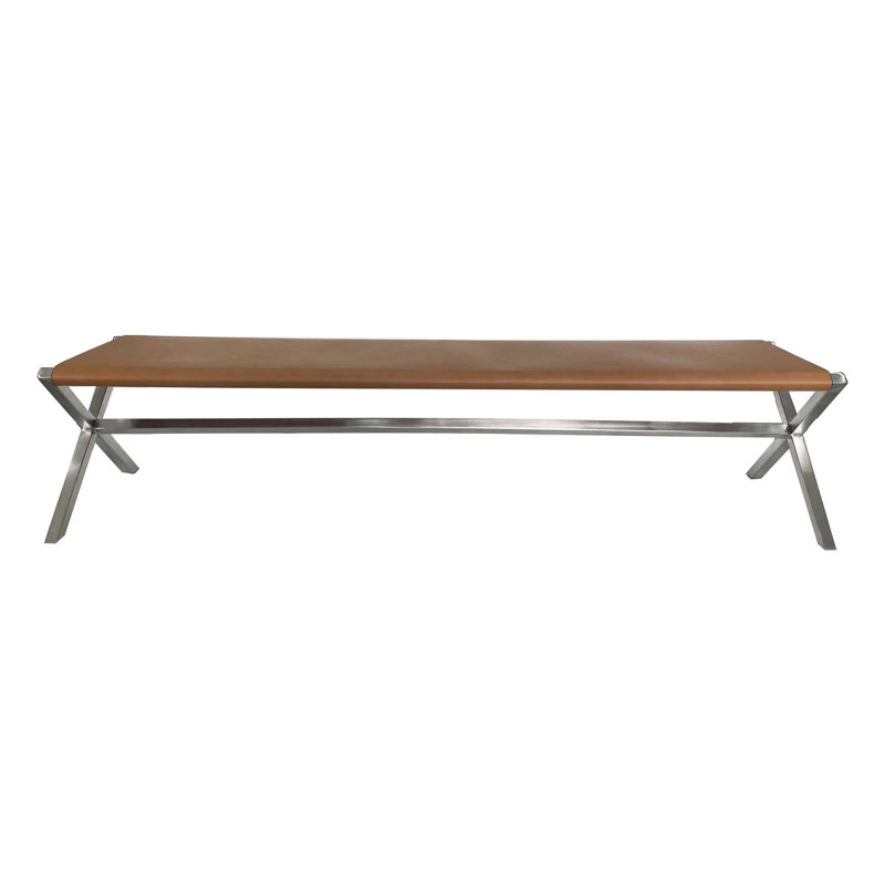 Jeno Polyester Blend Upholstered Bench