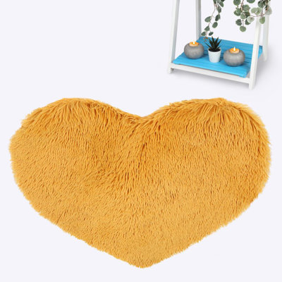 Crumrine Solid Colour Faux Fur 65cm X 65cm Area Rug