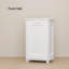 Armoire pour panier à linge inclinable avec désodorisant à l'ozone