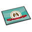 Tapis de porte d’extérieur antidérapant cavalier épagneul merry christmas-16653739