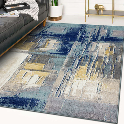Tapis bleu Bellicent