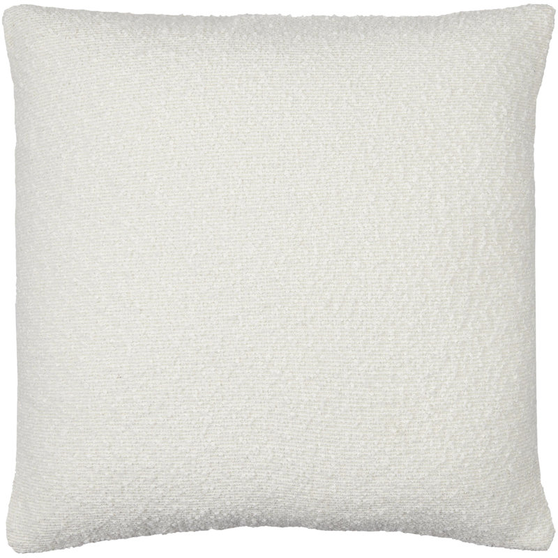 Housse de coussin Olinda, Housse de coussin seulement - sans coussin, Ivoire, H 22 po x l 22 po
