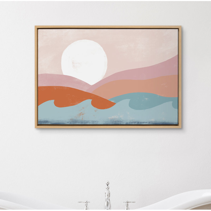 "Endless Summer Horizontal" par Kate Aurelia Holloway, reproduction d'art sur toile encadrée