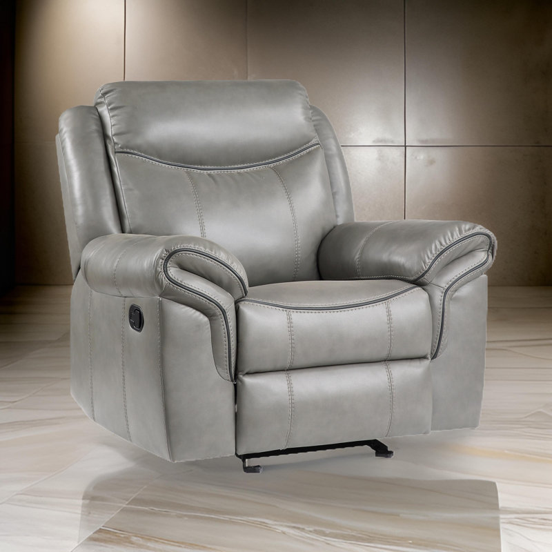 Corkhill Faux Leather Home Theater Seat