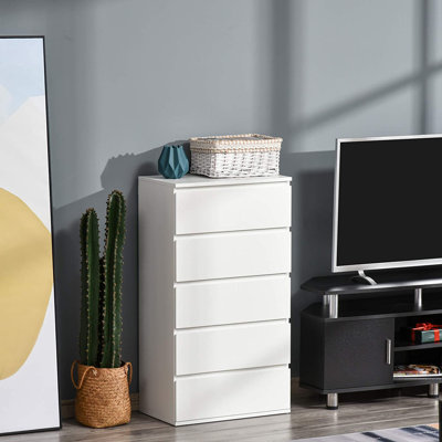 Almestica 55 cm W Chest of 5 Drawers