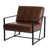 Brown Faux Leather