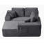 Boneless 104-Inch Cloud Sectional Sofa With L-Shape Chaise, Deep Seating Comfort, Modular Design, And Built-In Side Pockets.-17309316-17309319
