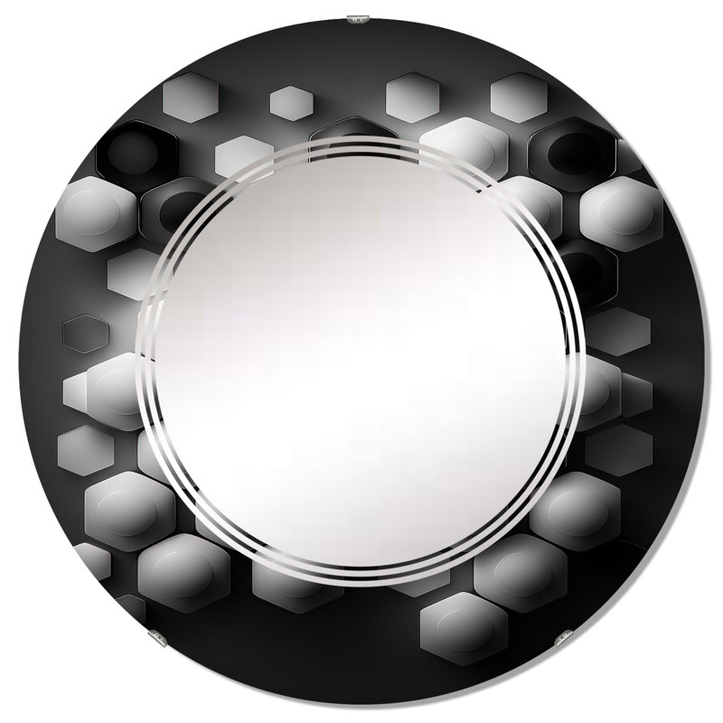 Miroir mural Raechell, 32 po x 32 po
