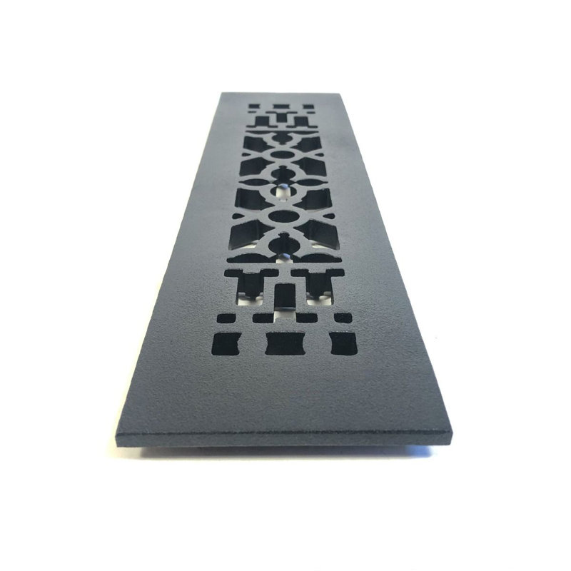 Grille 12 po x 2 1/4 po, Ouverture dans le plancher (sans trous ni vis)