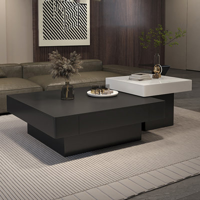 Table basse carrée en pierre de luxe italienne légère