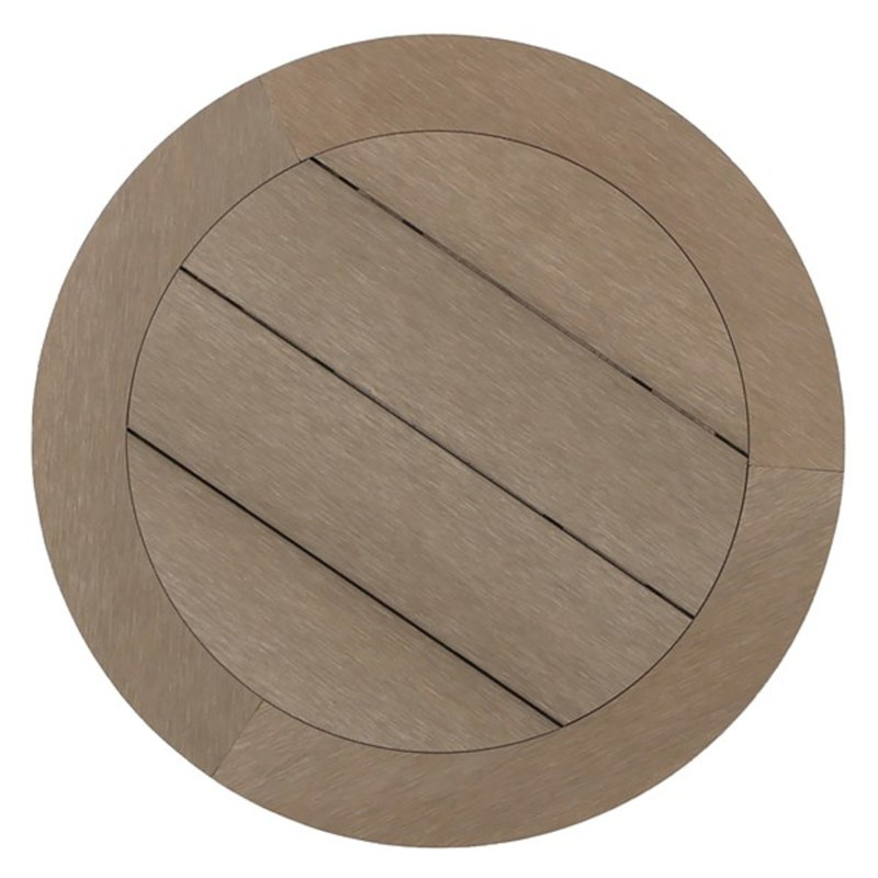 Drift Outdoor Round Teak Side Table
