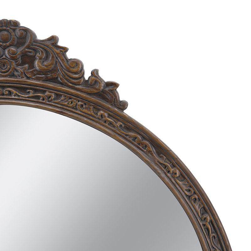 Miroir mural en bois de sapin traditionnel