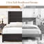 Louby 49" Farmhouse Queen Platform Bed, Black-766527148-766527137