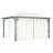vidaXL Gazebo with Curtain 157.5"x118.1" Cream Aluminum-93582021