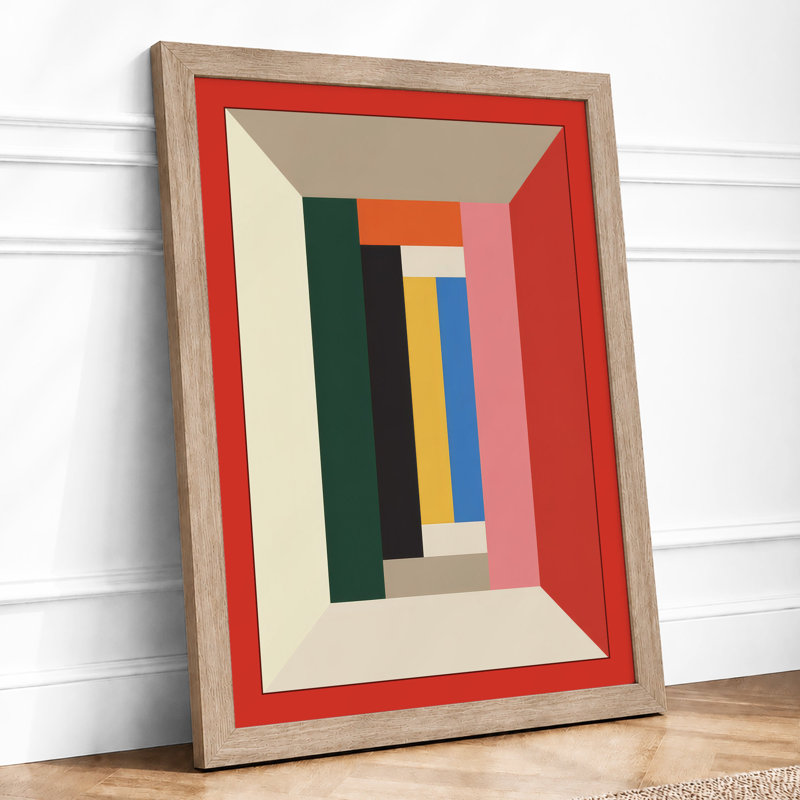 Constructivist Forms Geometric - Print, Oak, A4 - 29.7 x 21.0 cm