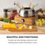 Klarstein 1.3 L Stainless Steel Fondue Set