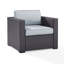 Arbedella Wicker Outdoor Lounge Chair-1500831488