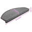 Gentri Non-Slip Backing Dark Grey Stair Tread-1619083689-1619083694