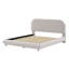 Lit plateforme tapissier au design courbé élégant-17640539