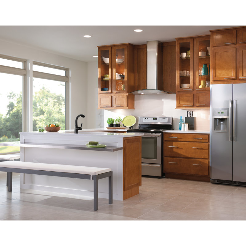Robinet de cuisine à poignée simple Arbor avec Duralock ™ et Reflex ™, Noir mat