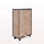Commode en chêne clair de style moderne
