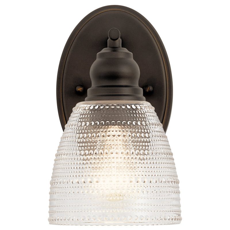 Eila Armed Sconce, Olde Bronze
