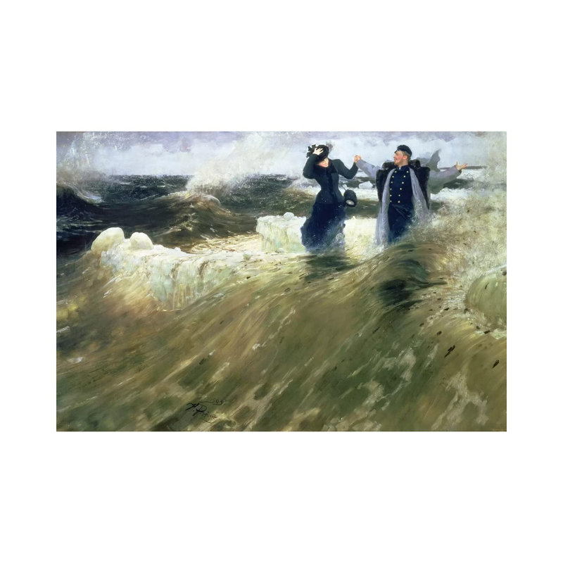 "What Freedom!" 1903 by Ilya Efimovich Repin - Wrapped Canvas Painting, 20.32 cm H x 30.48 cm W