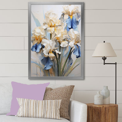 Minimalisme Irises Melody II sur toile