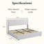 Lit plateforme tapissier Velvet-5083865-5083845