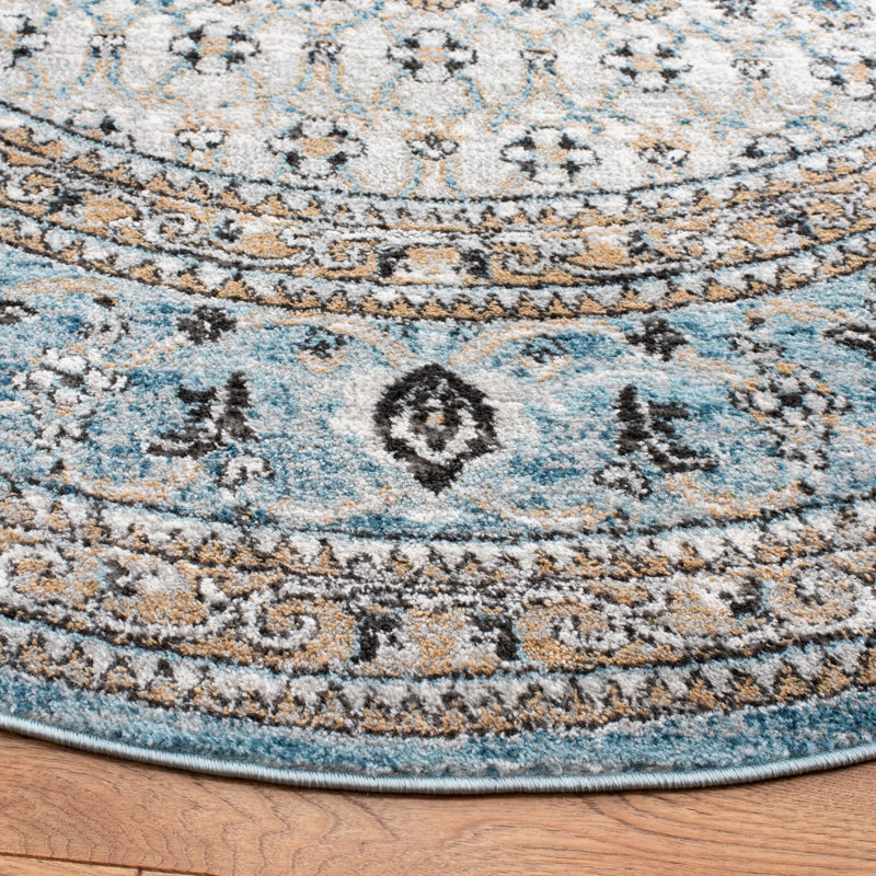 Agostino Performance Oriental Rug, Round 6'7"