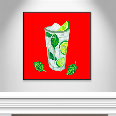 Mojito extra menthe - version carrée par Straker